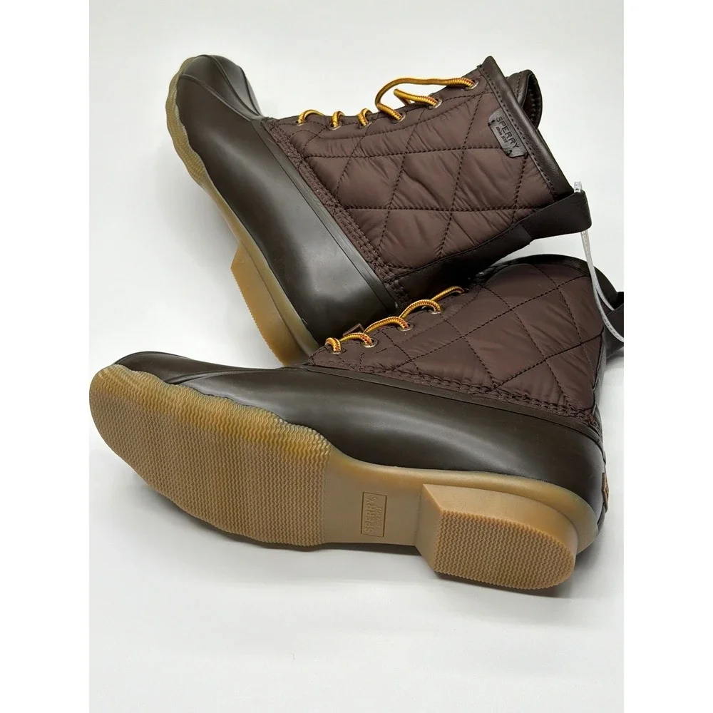Sperry Men's Top-Sider Saltwater Nylon Brown‎ Duck Boots STS24866 Size 12